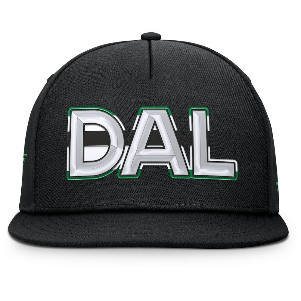 Dallas Stars Fanatics Authentic Pro Rink Team Code Snapback Hat -  NHL Hats