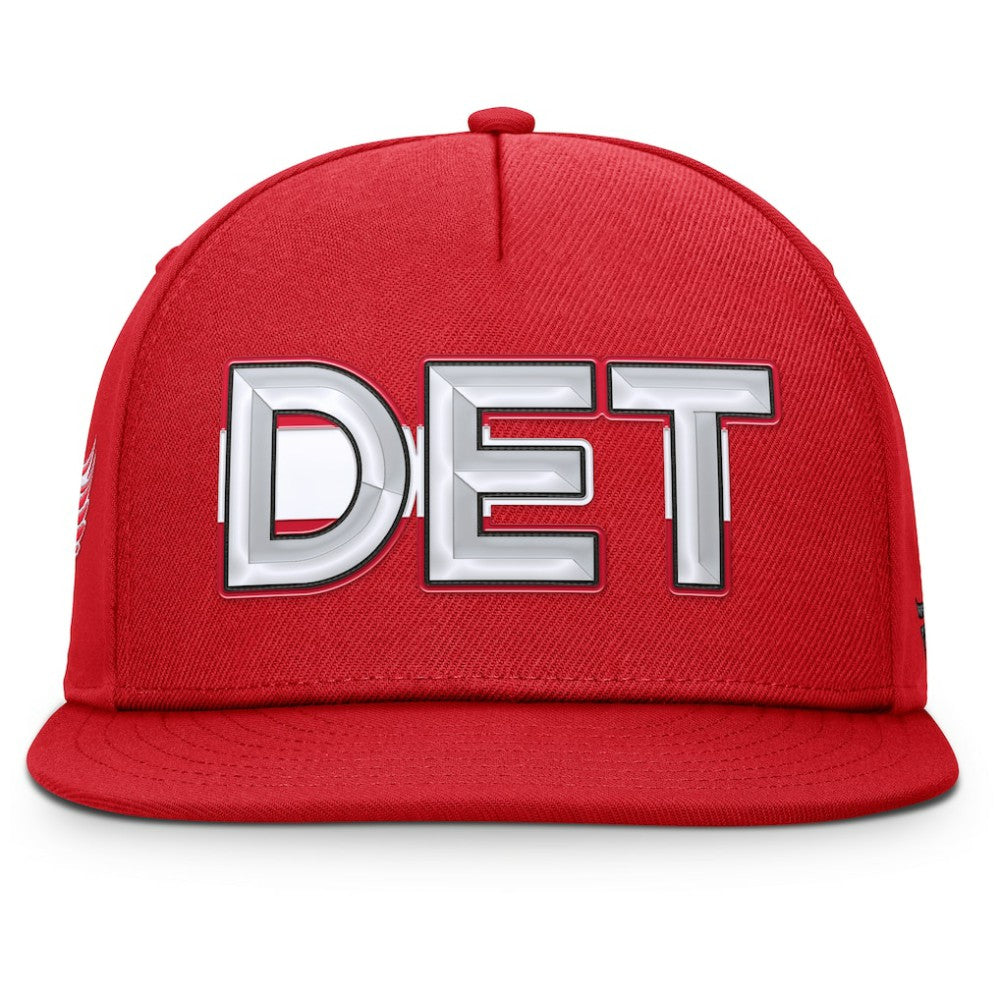 Detroit Red Wings Fanatics Authentic Pro Rink Team Code Snapback Hat -  NHL Hats
