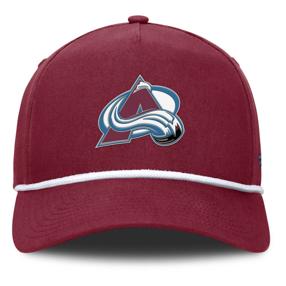 Colorado Avalanche Fanatics Authentic Pro Rink Roper A-Frame Adjustable Hat -  NHL Hats