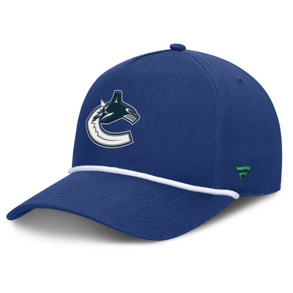 Vancouver Canucks Fanatics Authentic Pro Rink Roper A-Frame Adjustable Hat -  NHL Hats