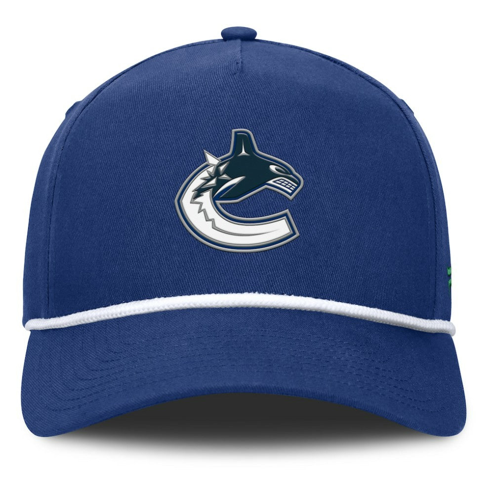 Vancouver Canucks Fanatics Authentic Pro Rink Roper A-Frame Adjustable Hat -  NHL Hats