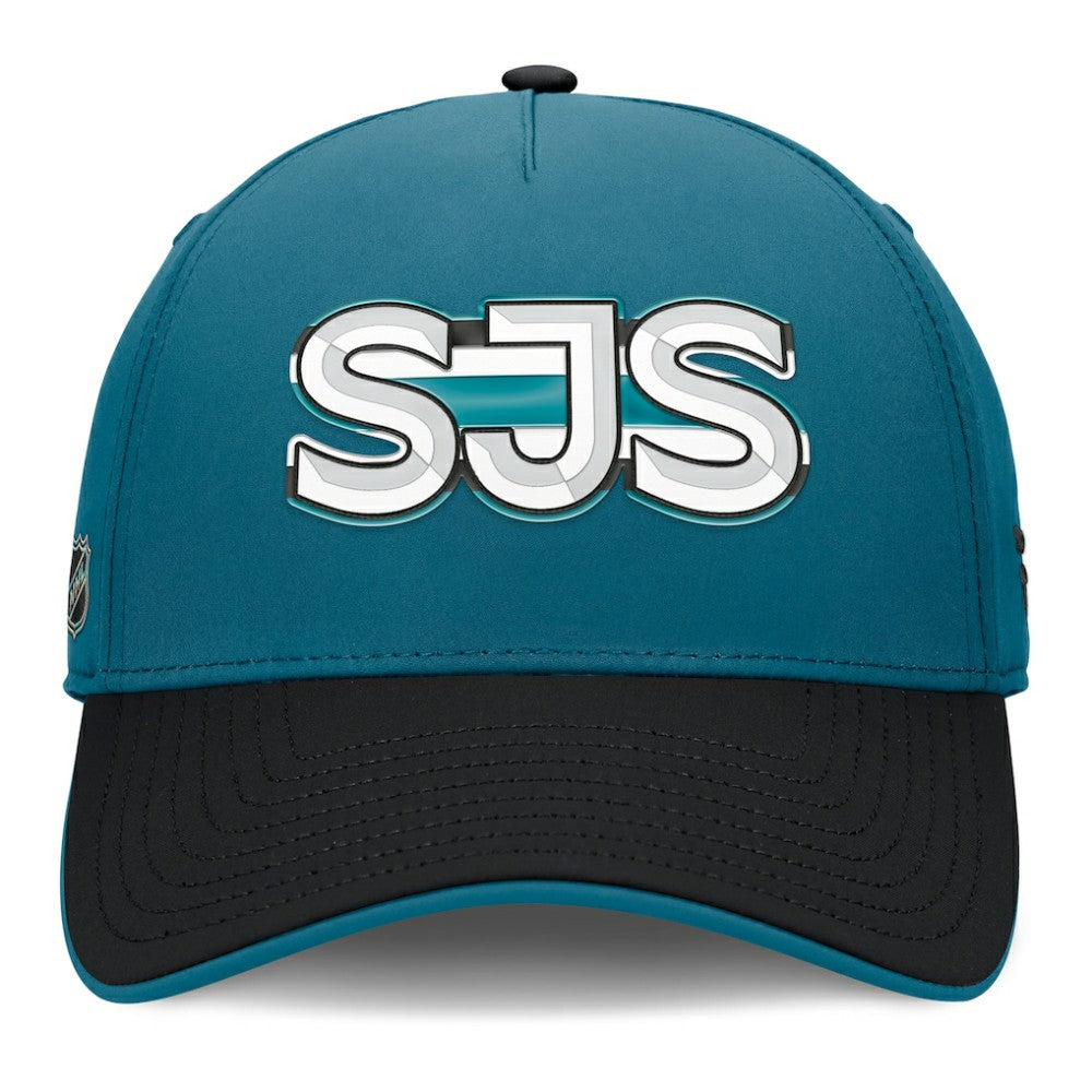 San Jose Sharks Fanatics Authentic Pro Rink Team Code Flex Hat -  NHL Hats
