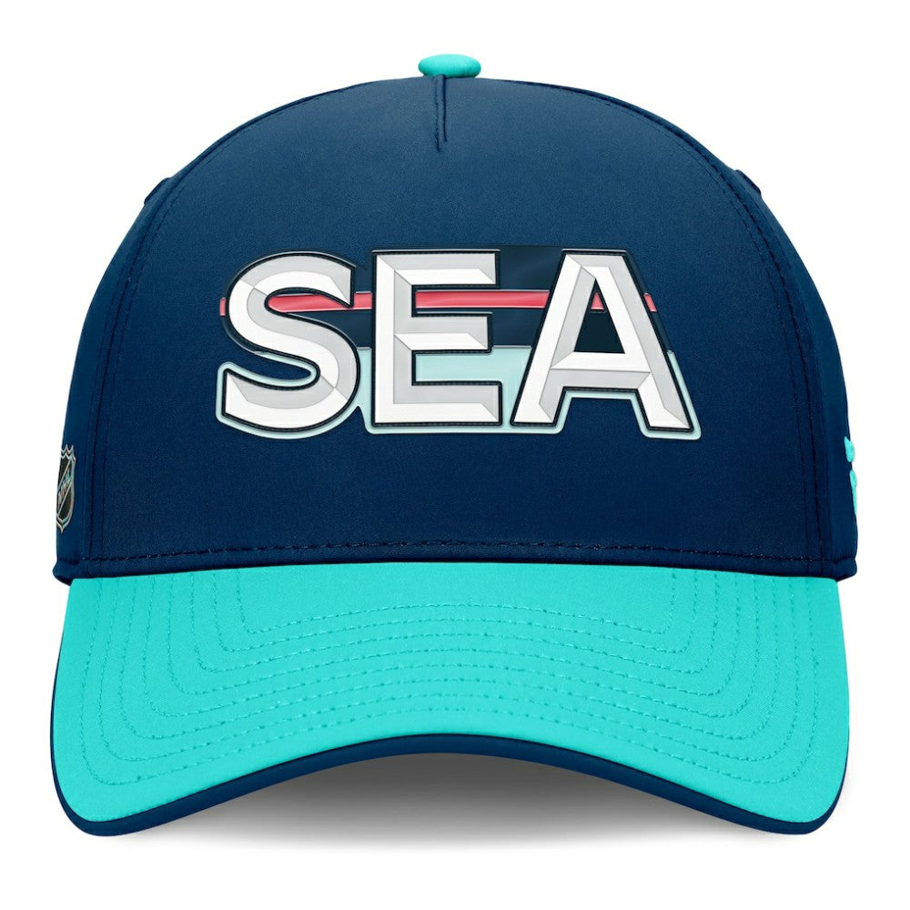 Seattle Kraken Fanatics Authentic Pro Rink Team Code Flex Hat -  NHL Hats