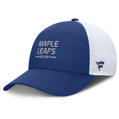 Toronto Maple Leafs Fanatics Authentic Pro Rink Lockup Adjustable Trucker Hat -  NHL Hats