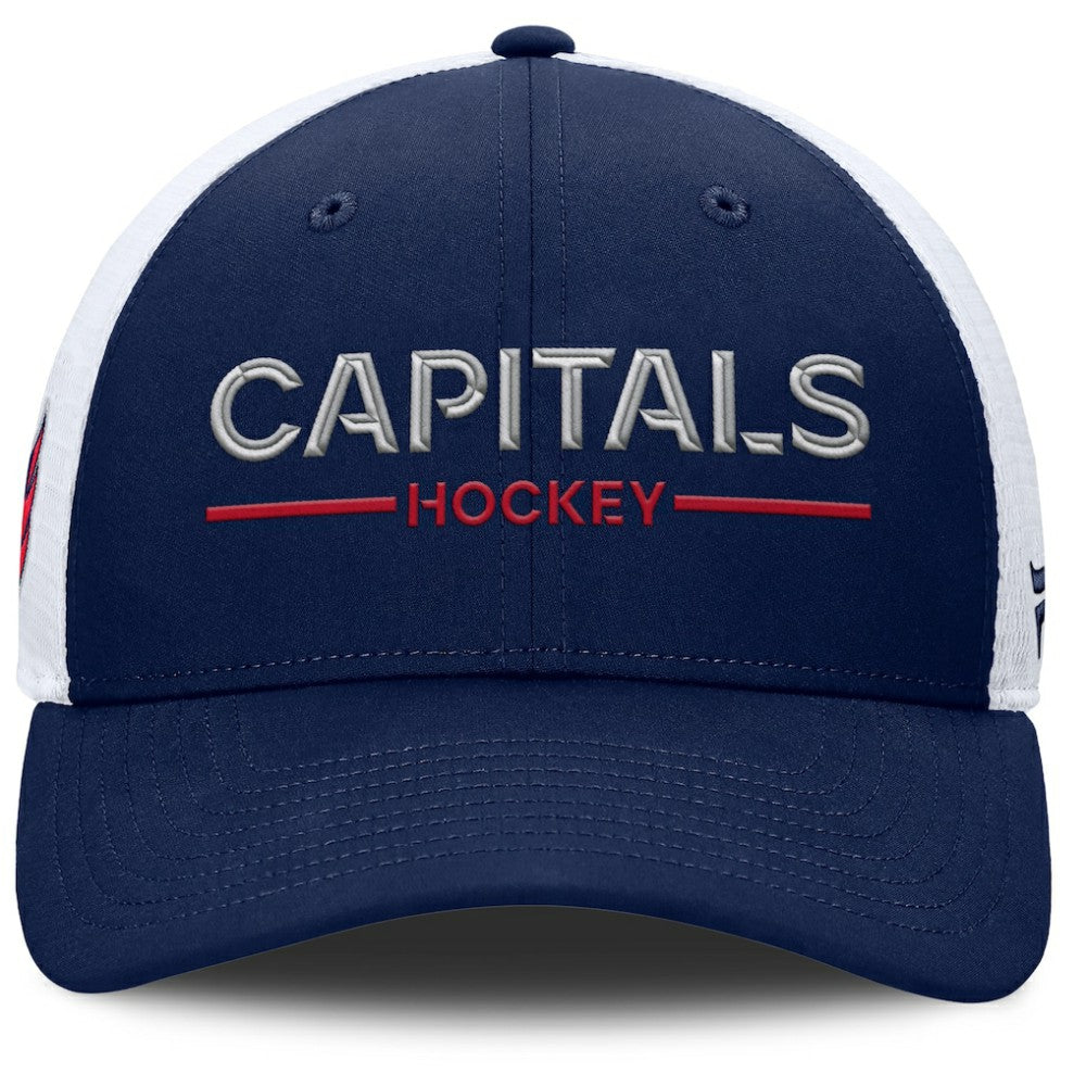 Washington Capitals Fanatics Authentic Pro Rink Lockup Adjustable Trucker Hat -  NHL Hats