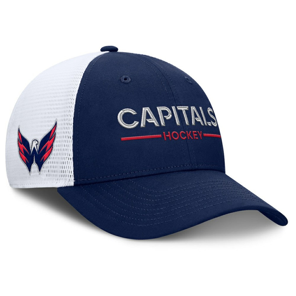 Washington Capitals Fanatics Authentic Pro Rink Lockup Adjustable Trucker Hat -  NHL Hats