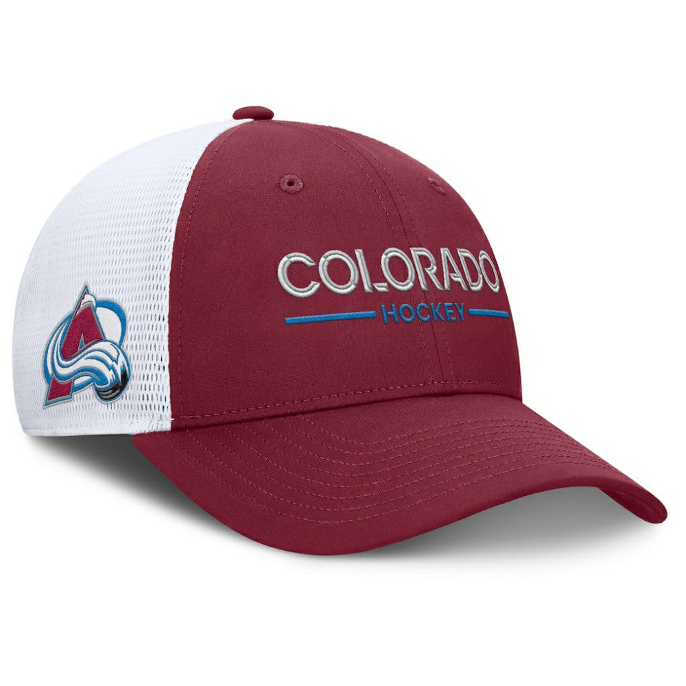 Colorado Avalanche Fanatics Authentic Pro Rink Lockup Adjustable Trucker Hat -  NHL Hats
