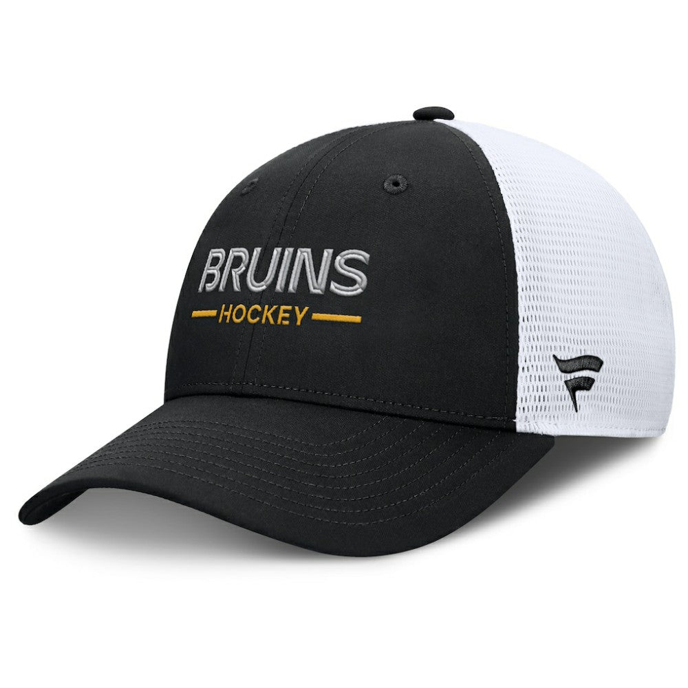 Boston Bruins Fanatics Authentic Pro Rink Lockup Adjustable Trucker Hat -  NHL Hats