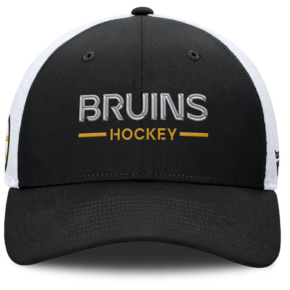 Boston Bruins Fanatics Authentic Pro Rink Lockup Adjustable Trucker Hat -  NHL Hats