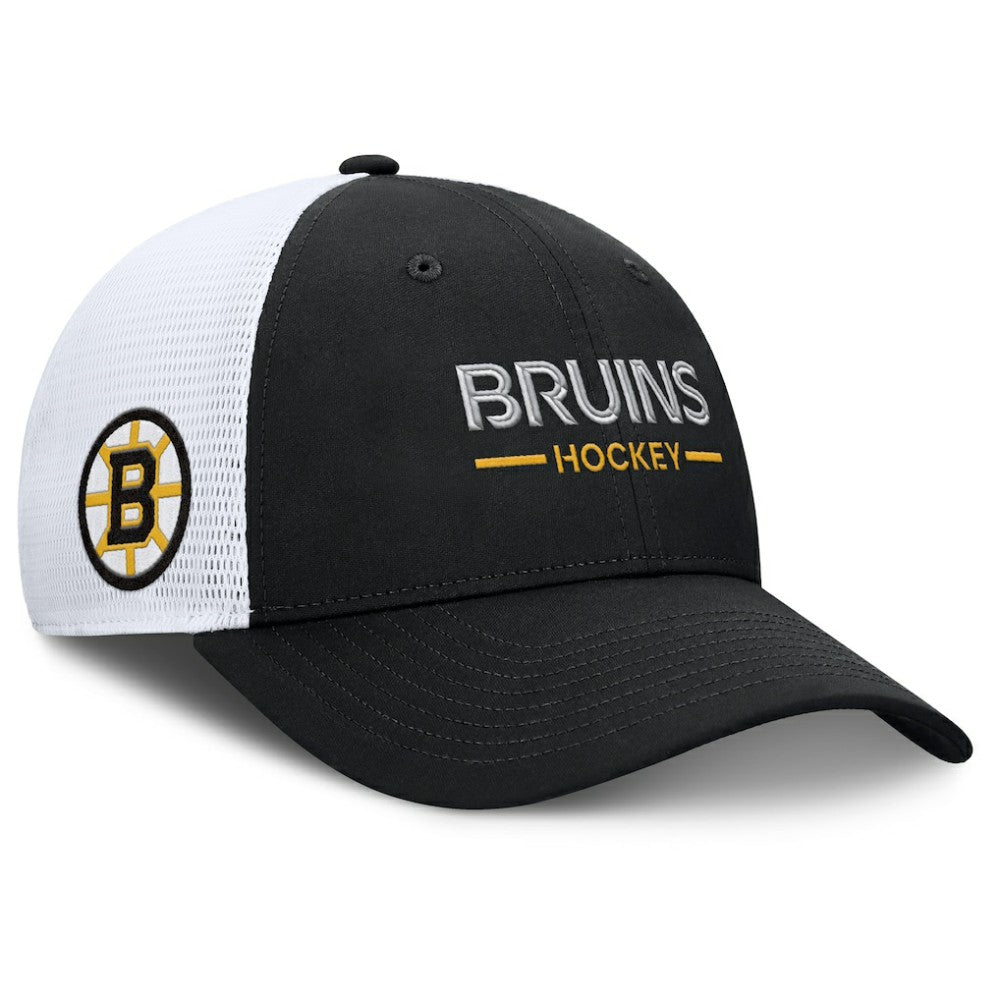 Boston Bruins Fanatics Authentic Pro Rink Lockup Adjustable Trucker Hat -  NHL Hats