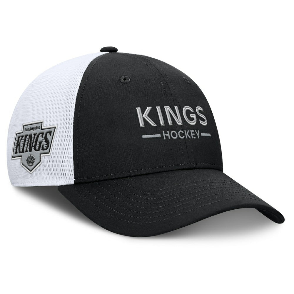 Los Angeles Kings Fanatics Authentic Pro Rink Lockup Adjustable Trucker Hat -  NHL Hats