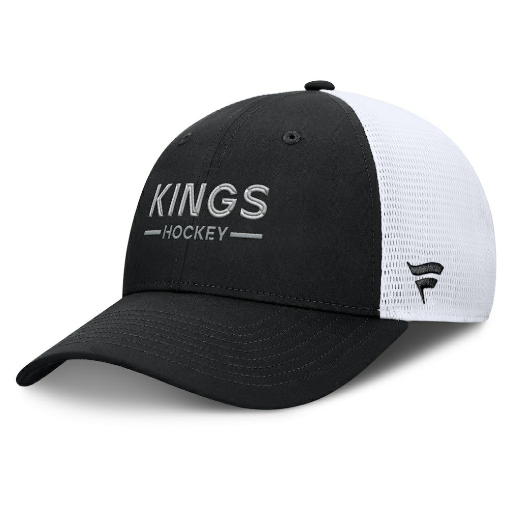 Los Angeles Kings Fanatics Authentic Pro Rink Lockup Adjustable Trucker Hat -  NHL Hats