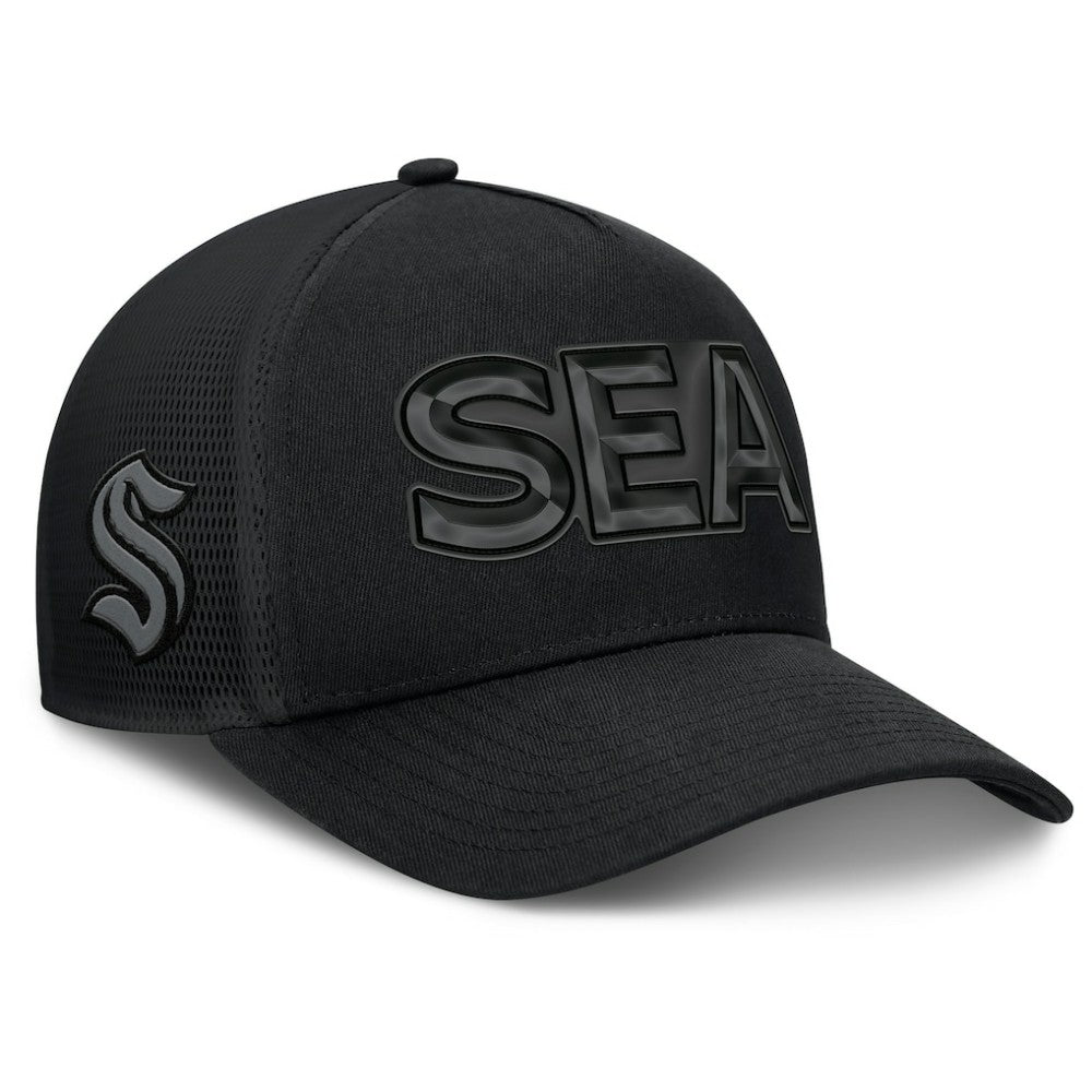 Seattle Kraken Fanatics Authentic Pro Road Team Code Trucker Adjustable Hat -  NHL Hats