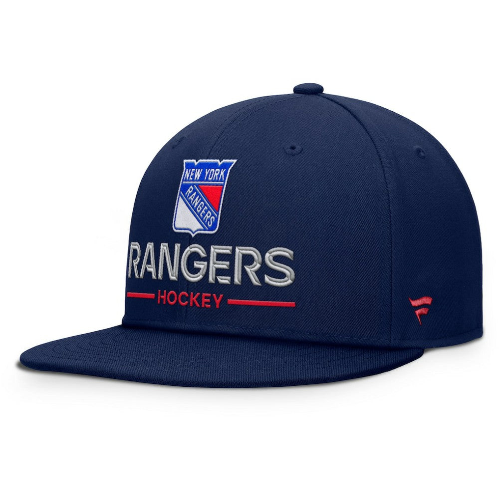 New York Rangers Fanatics Authentic Pro Rink Lockup Snapback Hat -  NHL Hats