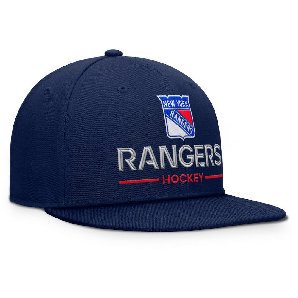 New York Rangers Fanatics Authentic Pro Rink Lockup Snapback Hat -  NHL Hats