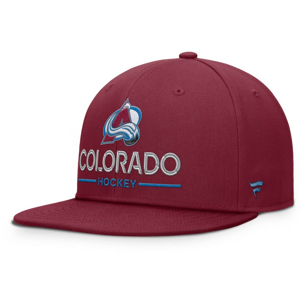 Colorado Avalanche Fanatics Authentic Pro Rink Lockup Snapback Hat -  NHL Hats