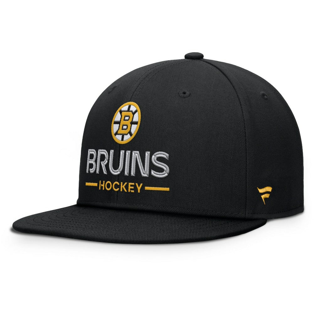 Boston Bruins Fanatics Authentic Pro Rink Lockup Snapback Hat -  NHL Hats