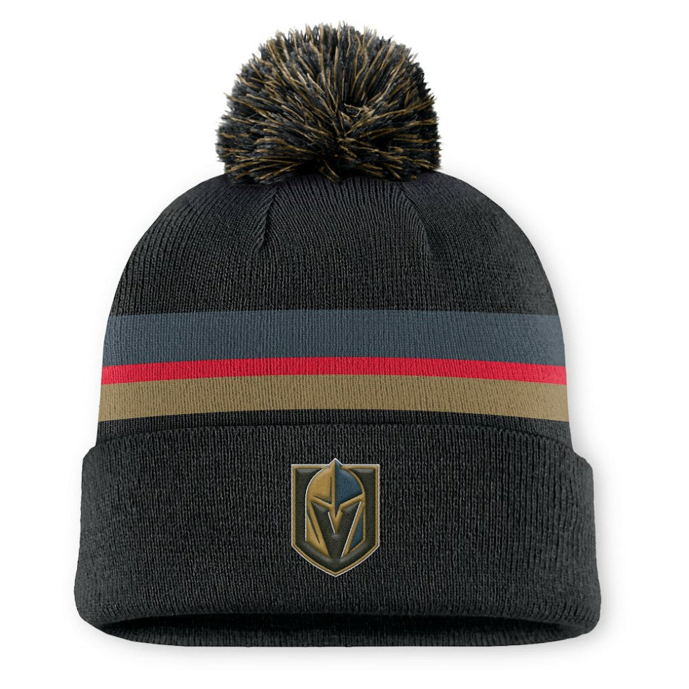 Vegas Golden Knights Fanatics Authentic Pro Rink Cuffed Knit Hat with Pom -  NHL Hats