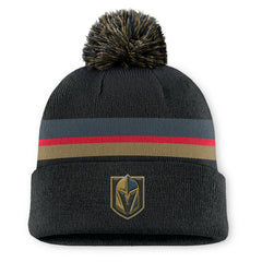 Vegas Golden Knights Fanatics Authentic Pro Rink Cuffed Knit Hat with Pom -  NHL Hats