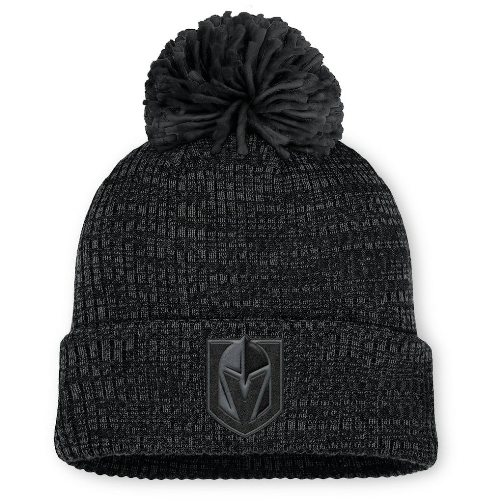 Vegas Golden Knights Fanatics Women's Authentic Pro Road Cuffed Knit Hat with Pom -  NHL Hats