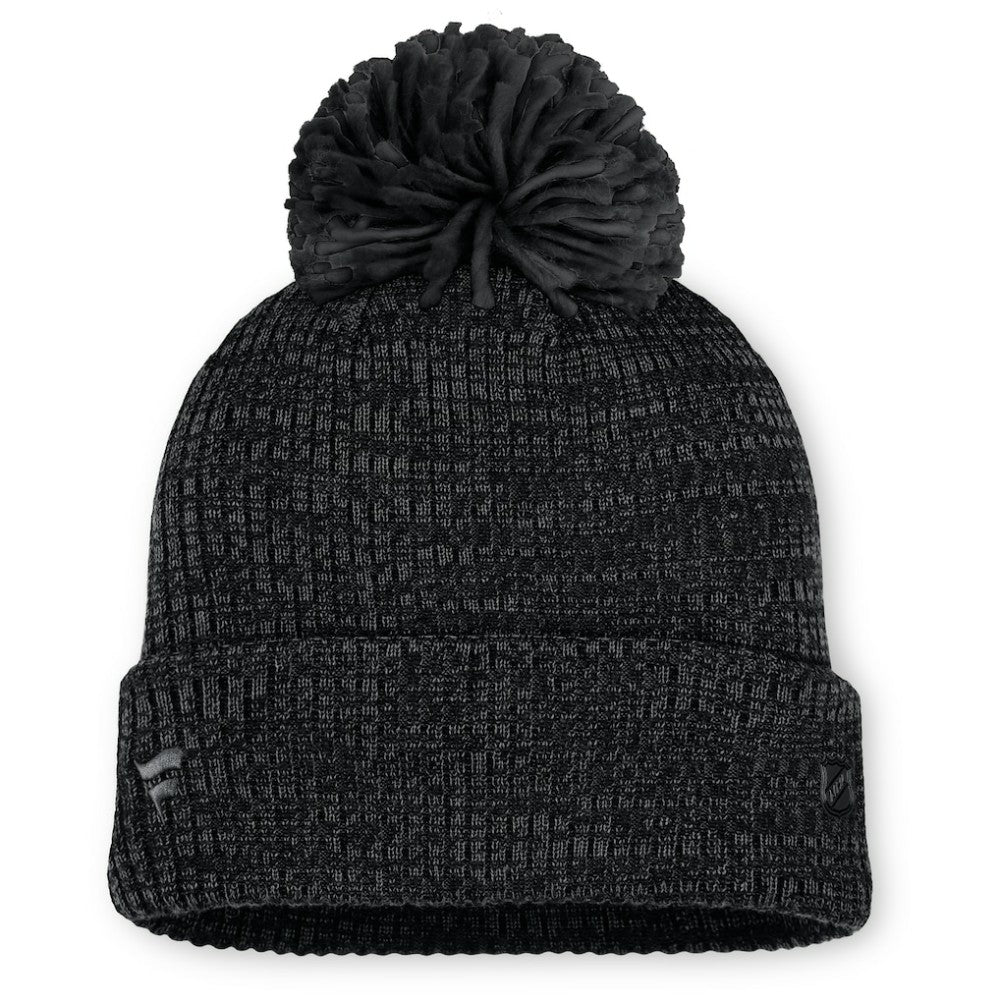 Vegas Golden Knights Fanatics Women's Authentic Pro Road Cuffed Knit Hat with Pom -  NHL Hats