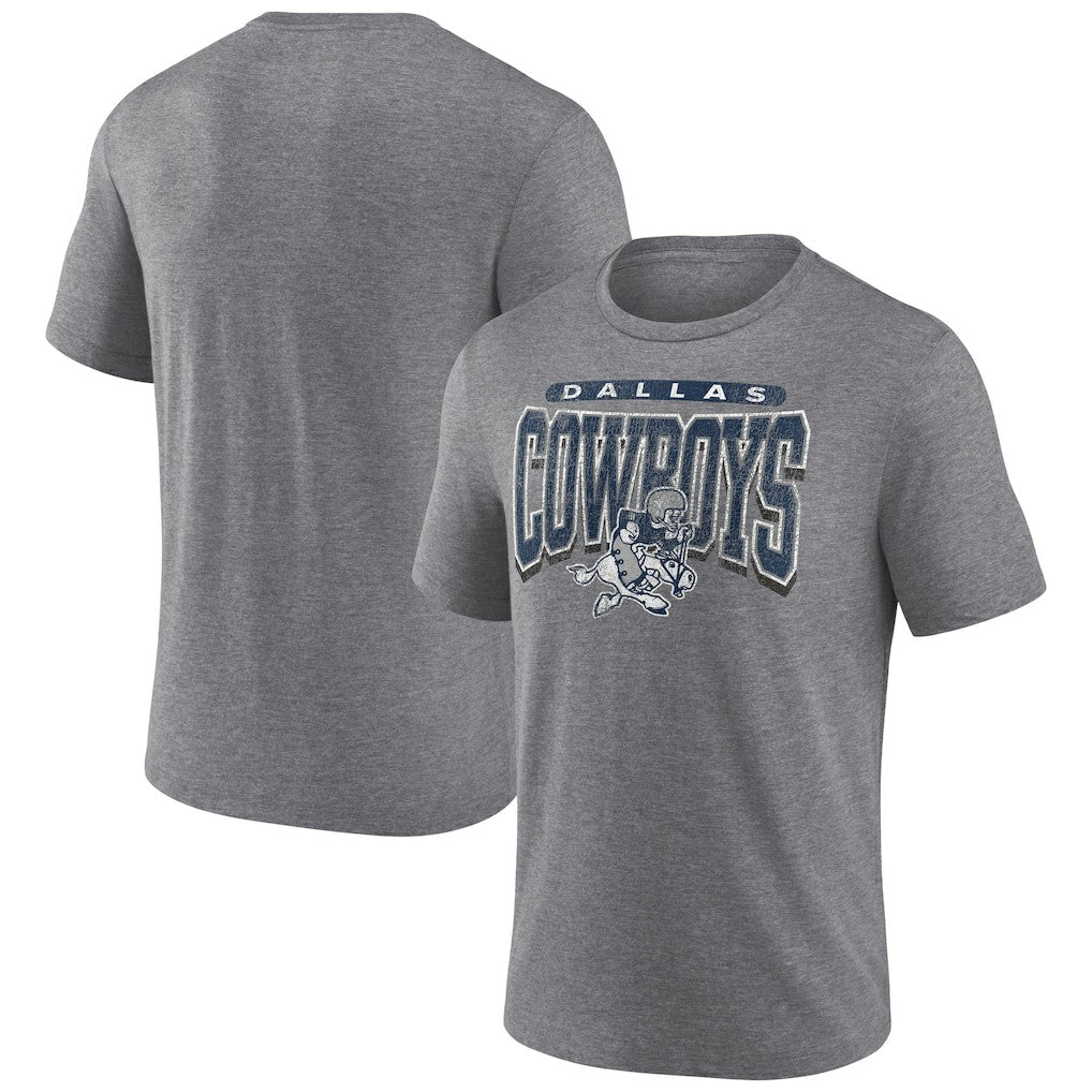 Dallas Cowboys Warped Block Tri-Blend T-Shirt | NFL Online
