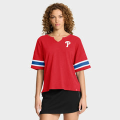 Philadelphia Phillies Fanatics Women's Curl Route T-Shirt - MLB T-shirts