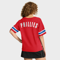 Philadelphia Phillies Fanatics Women's Curl Route T-Shirt - MLB T-shirts