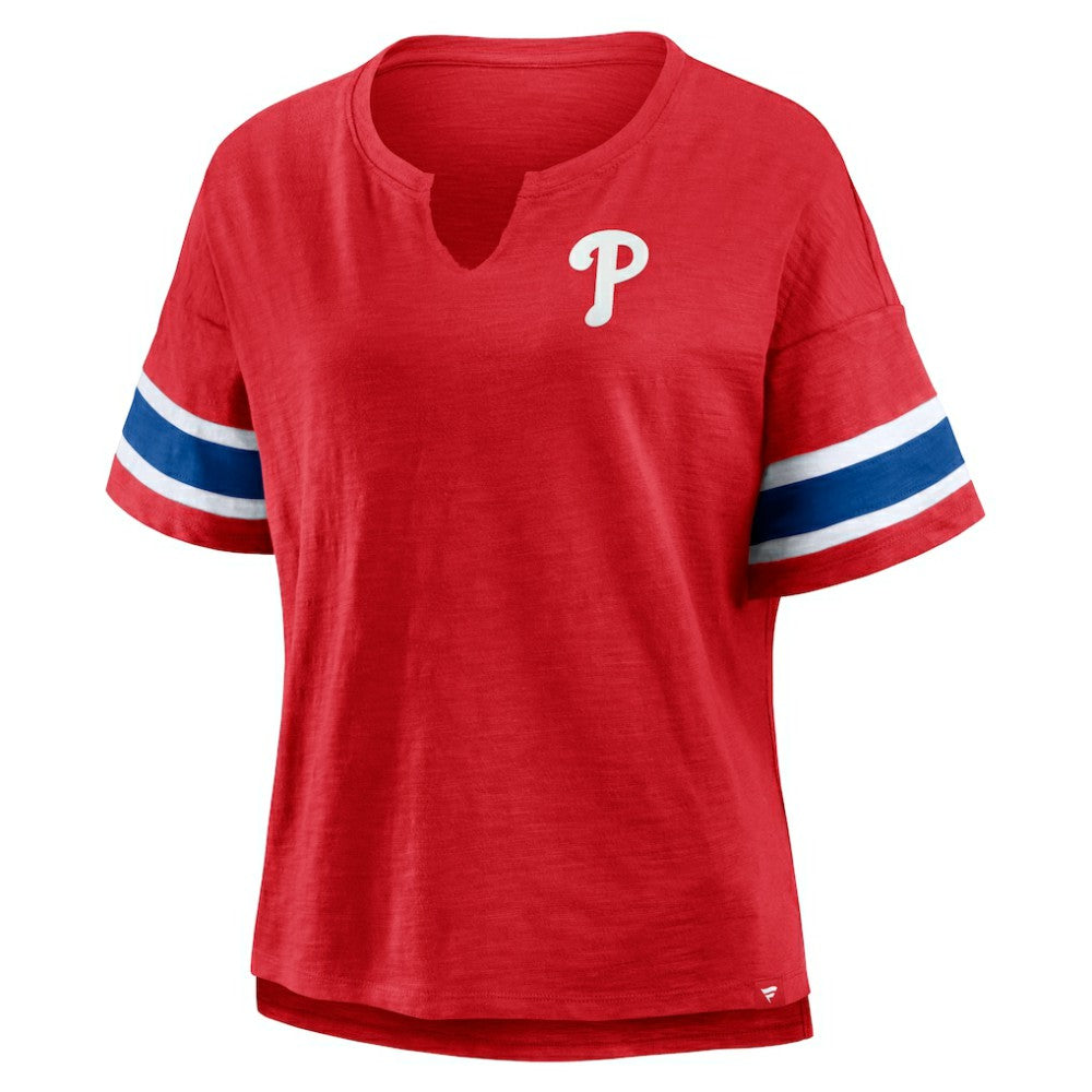 Philadelphia Phillies Fanatics Women's Curl Route T-Shirt - MLB T-shirts