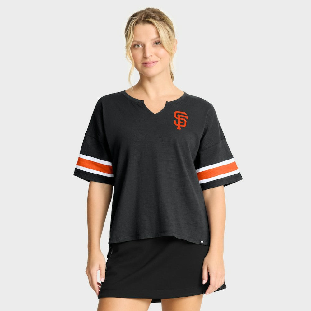 San Francisco Giants Fanatics Women's Curl Route T-Shirt - MLB T-shirts