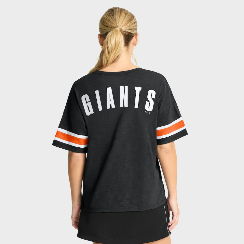 San Francisco Giants Fanatics Women's Curl Route T-Shirt - MLB T-shirts
