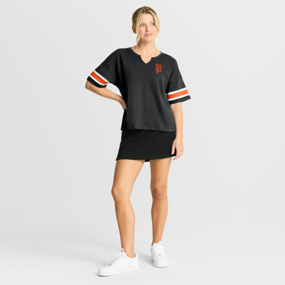 San Francisco Giants Fanatics Women's Curl Route T-Shirt - MLB T-shirts