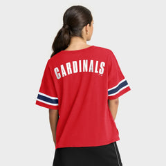 St. Louis Cardinals Fanatics Women's Curl Route T-Shirt - MLB T-shirts