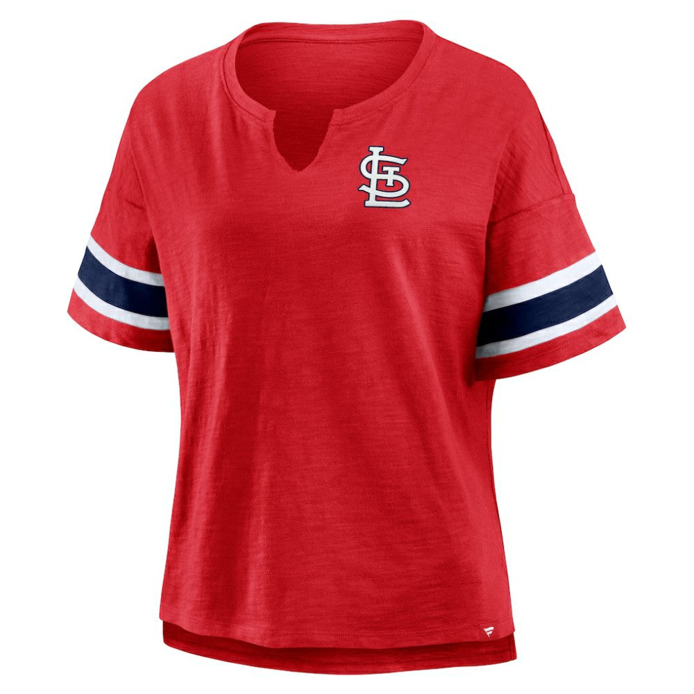 St. Louis Cardinals Fanatics Women's Curl Route T-Shirt - MLB T-shirts