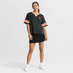 Baltimore Orioles Fanatics Women's Curl Route T-Shirt - MLB T-shirts