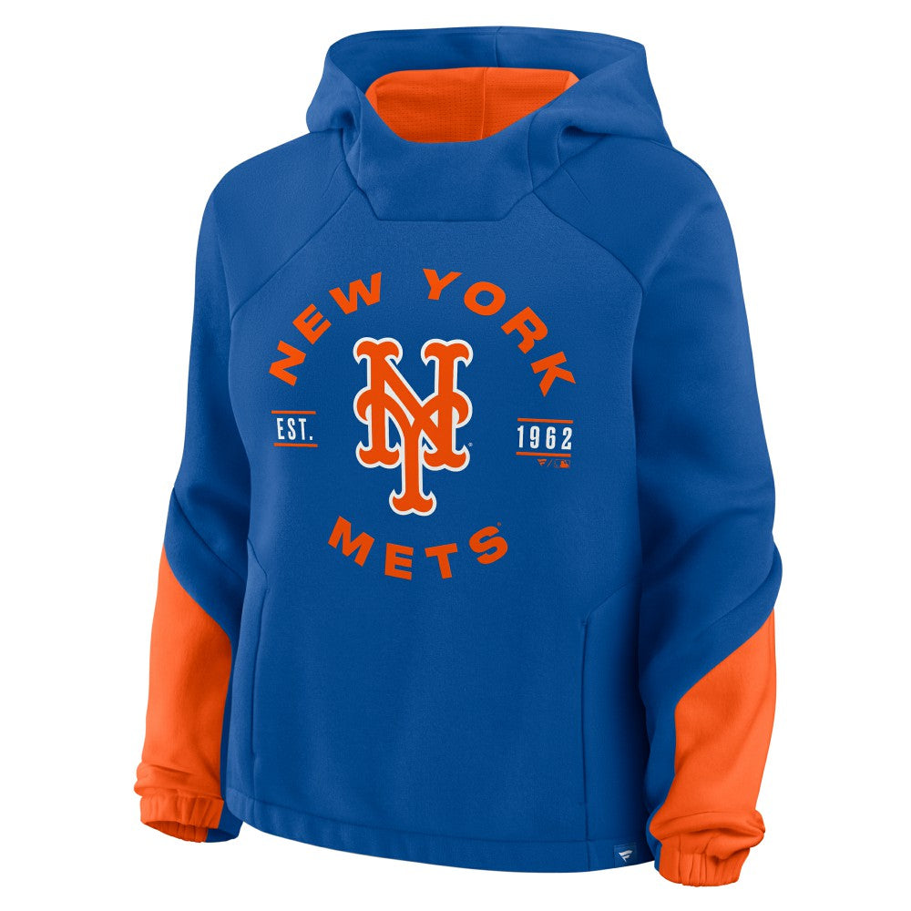New York Mets Fanatics Women's Oversized Time to Win Pullover Hoodie - MLB Hoodies