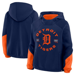 Detroit Tigers Fanatics Women's Oversized Time to Win Pullover Hoodie - MLB Hoodies