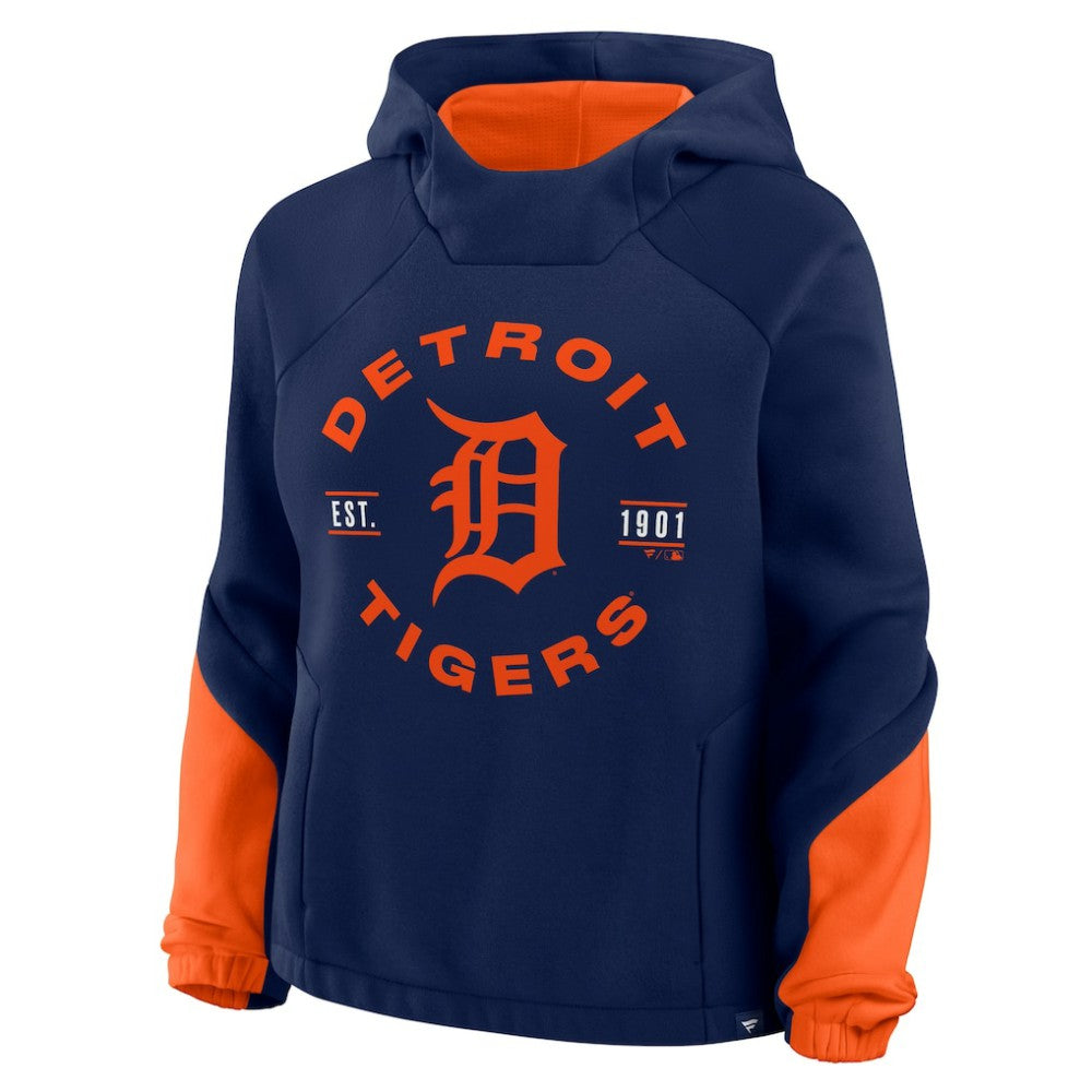 Detroit Tigers Fanatics Women's Oversized Time to Win Pullover Hoodie - MLB Hoodies