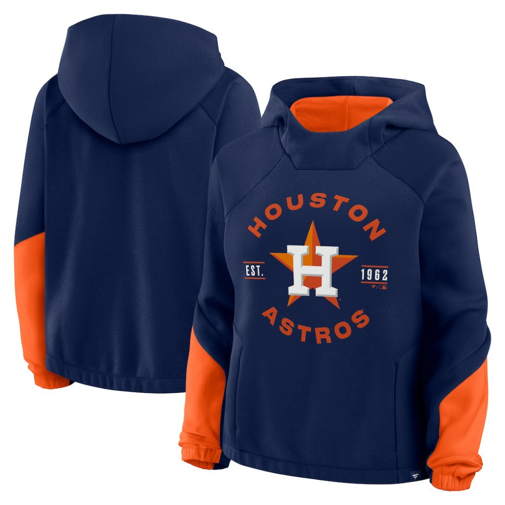Houston Astros Fanatics Women's Oversized Time to Win Pullover Hoodie - MLB Hoodies