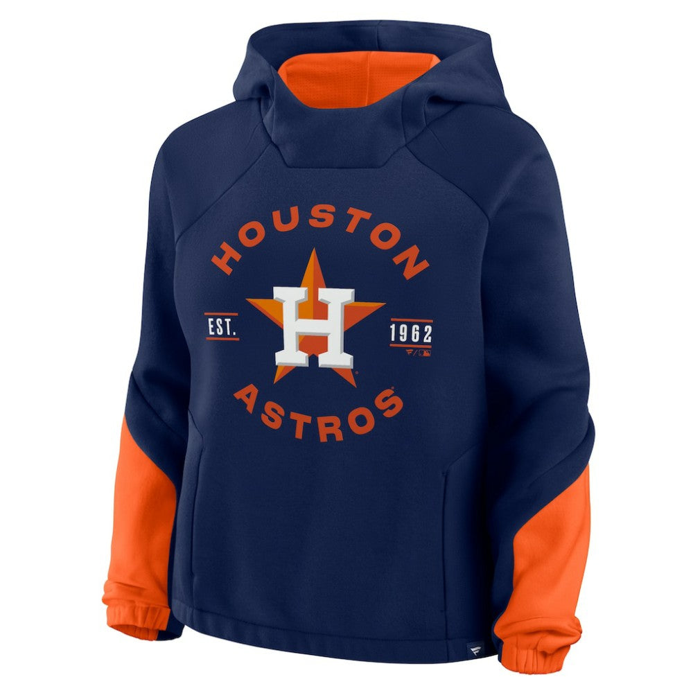 Houston Astros Fanatics Women's Oversized Time to Win Pullover Hoodie - MLB Hoodies