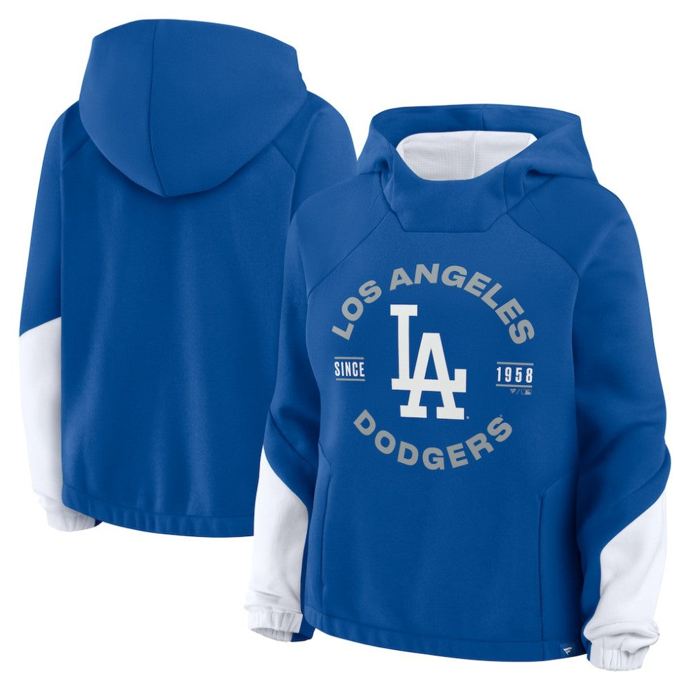 Los Angeles Dodgers Fanatics Women's Oversized Time to Win Pullover Hoodie - MLB Hoodies