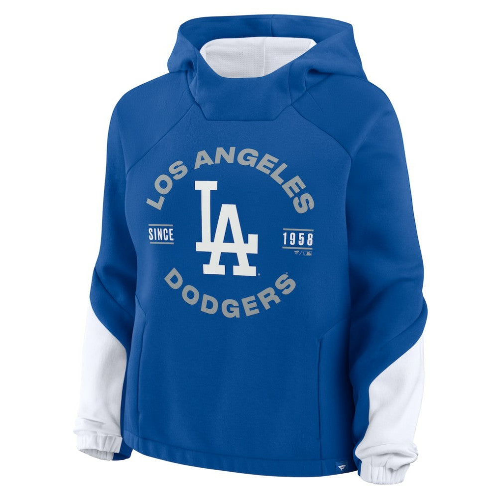 Los Angeles Dodgers Fanatics Women's Oversized Time to Win Pullover Hoodie - MLB Hoodies