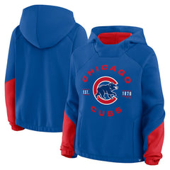 Chicago Cubs Fanatics Women's Oversized Time to Win Pullover Hoodie - MLB Hoodies