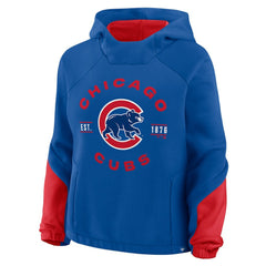 Chicago Cubs Fanatics Women's Oversized Time to Win Pullover Hoodie - MLB Hoodies