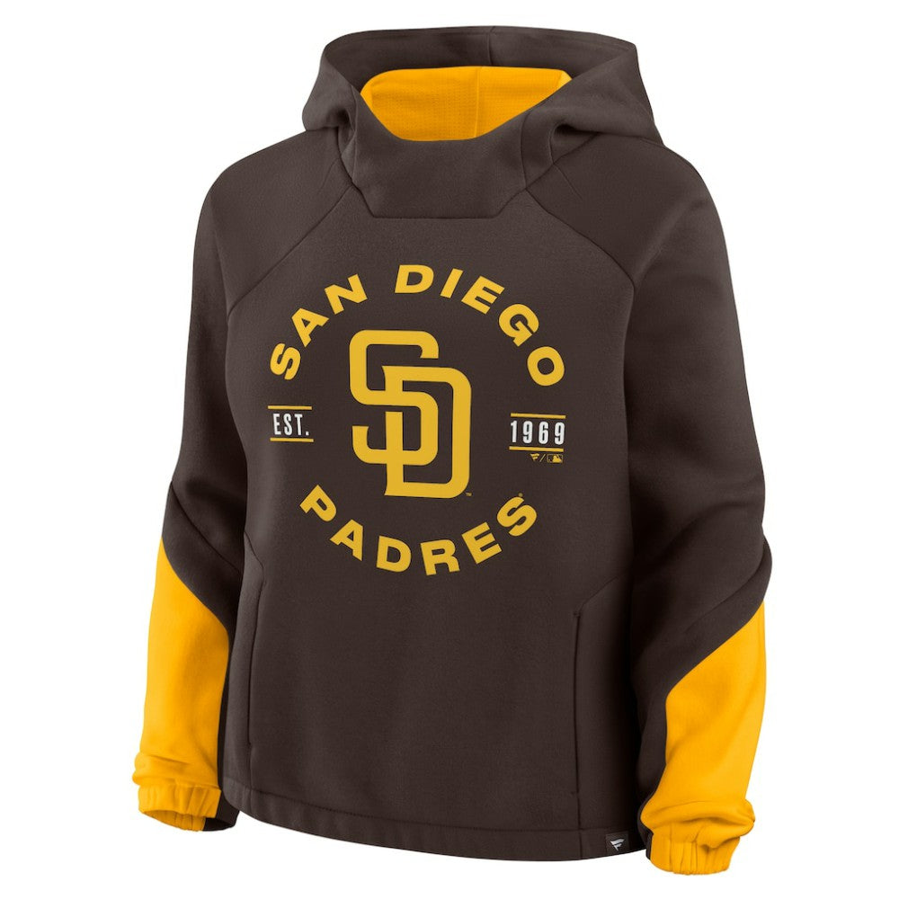 San Diego Padres Fanatics Women's Oversized Time to Win Pullover Hoodie - MLB Hoodies