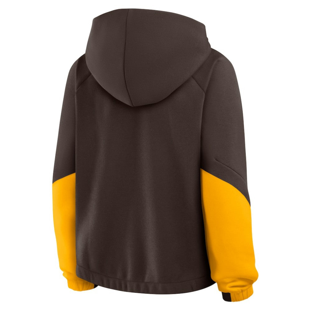 San Diego Padres Fanatics Women's Oversized Time to Win Pullover Hoodie - MLB Hoodies