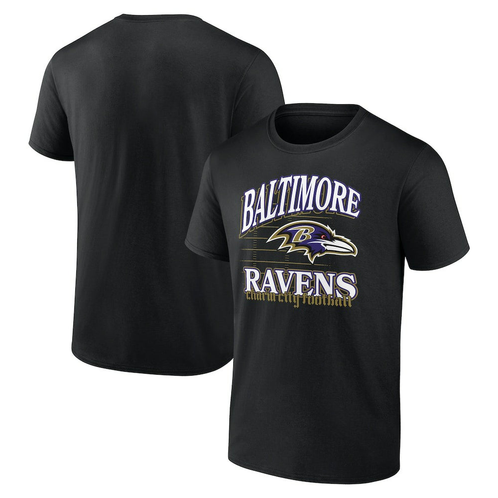 Baltimore Ravens Retro Gridiron T-Shirt | NFL US