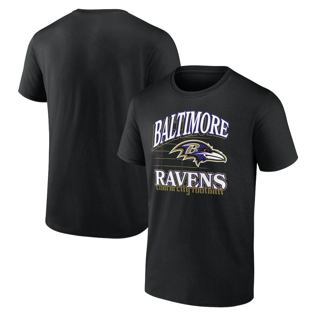 Baltimore Ravens Retro Gridiron T-Shirt | NFL US