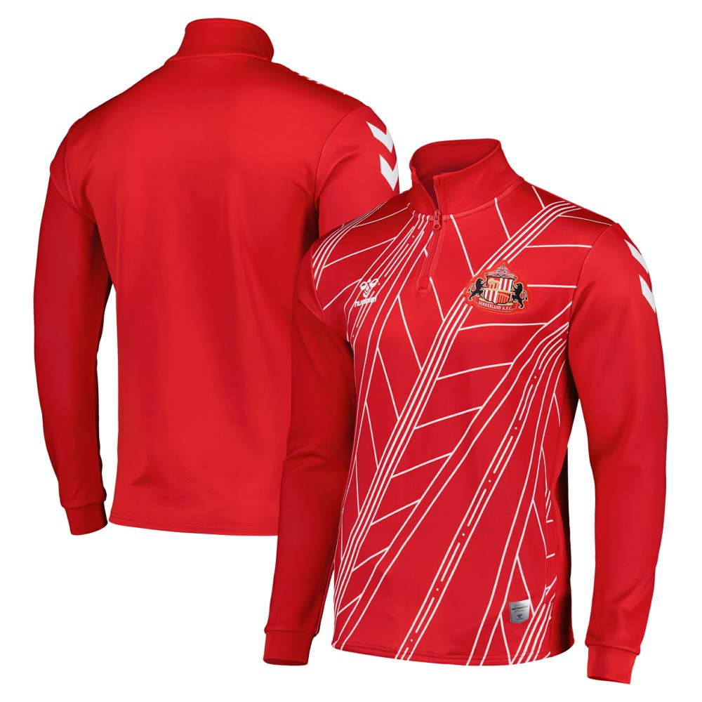 Sunderland Hummel Home Pre-Match Half Zip