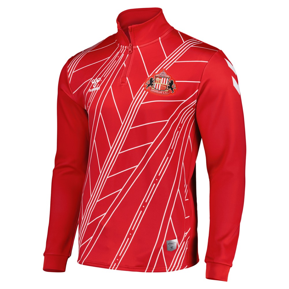 Sunderland Hummel Home Pre-Match Half Zip